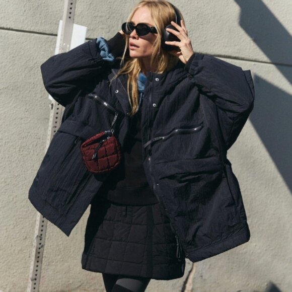 Free People Movement Billie Boxy Oversized Lightweight Jacket NWT - Picture 4 of 5